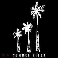 Summer Vibes Retro Palm Tree Toddler Hoodie thumb 2