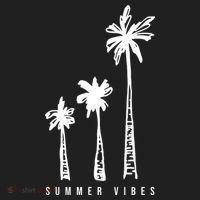 Summer Vibes Retro Palm Tree Golf Towel thumb 3