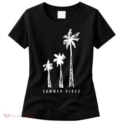 Summer Vibes Retro Palm Tree Women's T-Shirt
