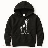 Summer Vibes Retro Palm Tree Kids Hoodie thumb 0