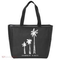 Summer Vibes Retro Palm Tree Tote Bag thumb 0