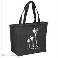 Summer Vibes Retro Palm Tree Tote Bag thumb 2