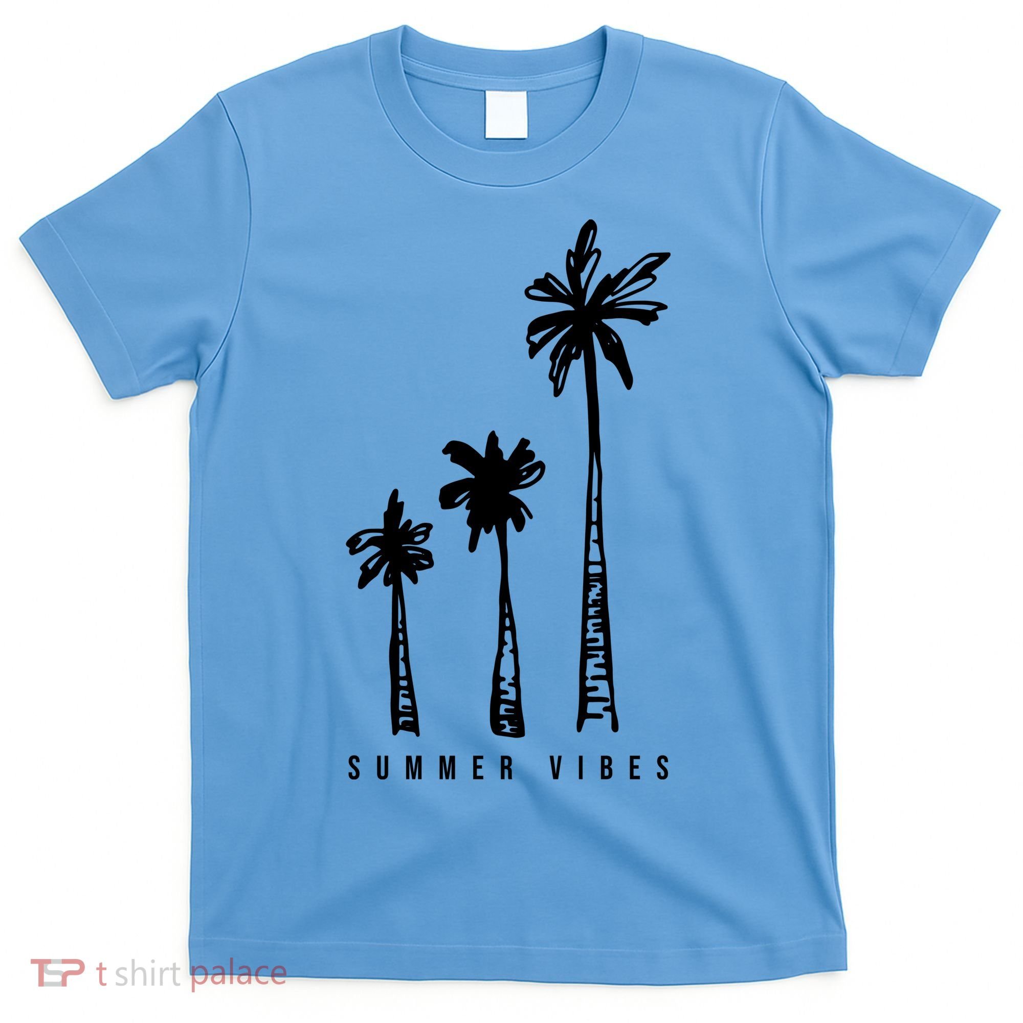 Summer Vibes Retro Palm Tree T-Shirt