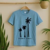 Summer Vibes Retro Palm Tree T-Shirt thumb 2