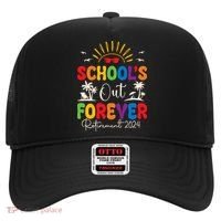 Summer Vacation Retro SchoolS Out Forever Retirement 2024 Hat thumb 0