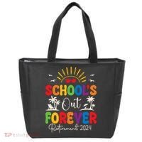 Summer Vacation Retro SchoolS Out Forever Retirement 2024 Tote Bag thumb 0