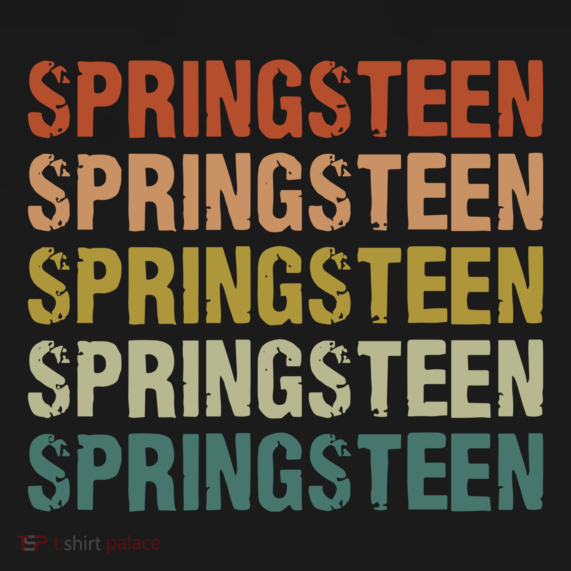 Springsteen Vintage Retro T-Shirt