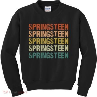 Springsteen Vintage Retro Kids Sweatshirt