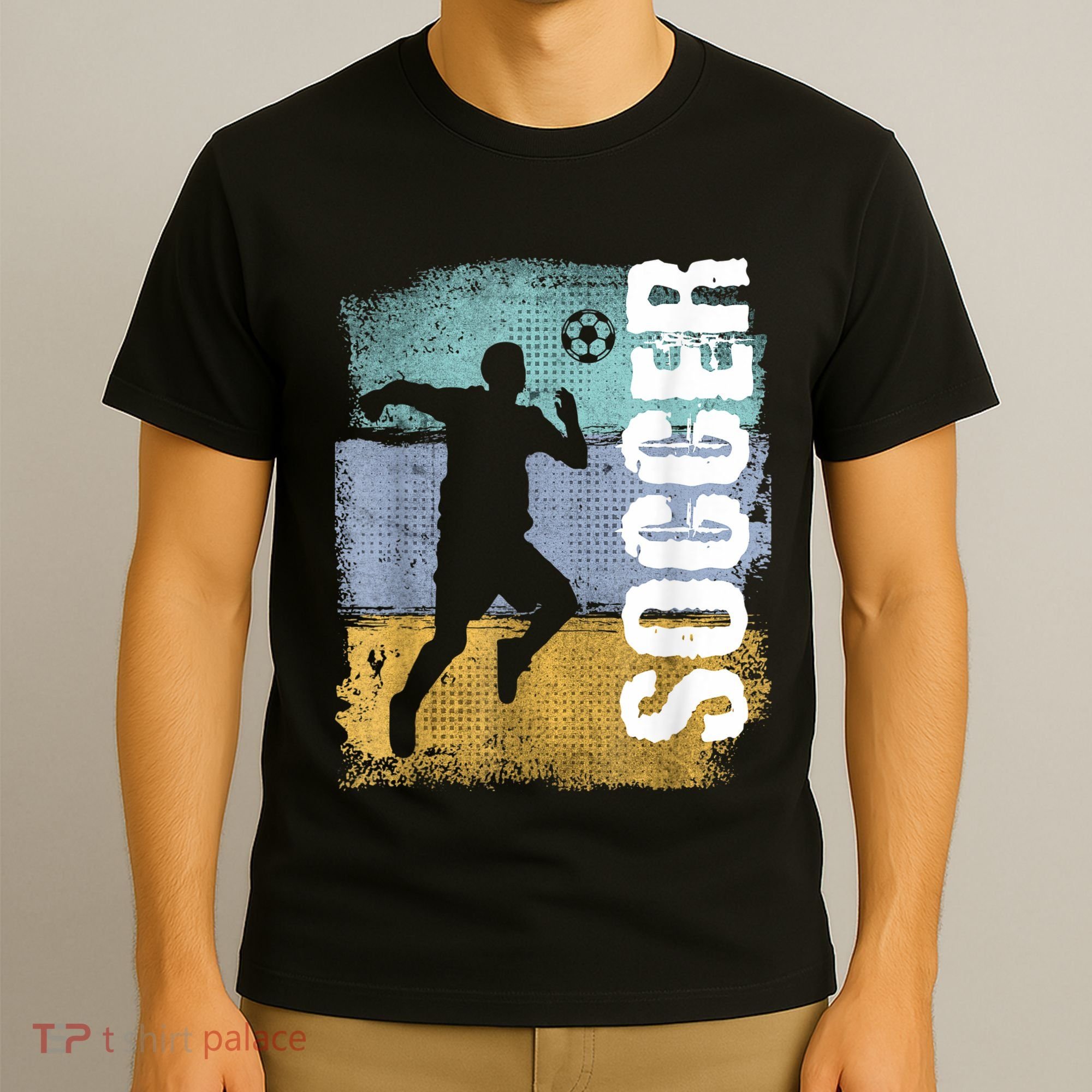 Soccer Vintage Retro Soccer Player T-Shirt