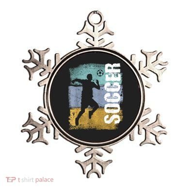 Soccer Vintage Retro Soccer Player Ornament