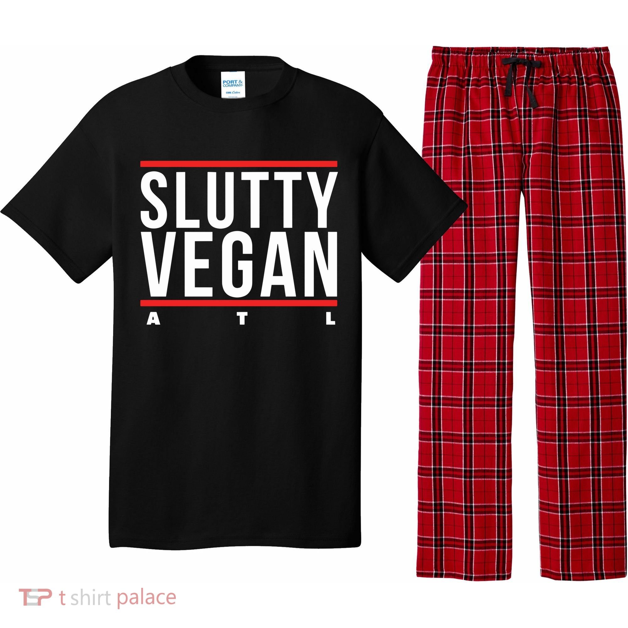 Slutty Vegan Run Slutty Pajama Set