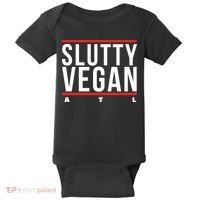Slutty Vegan Run Slutty Baby Bodysuit thumb 0