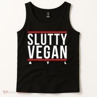Slutty Vegan Run Slutty Tank Top thumb 2