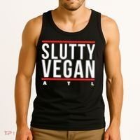 Slutty Vegan Run Slutty Tank Top thumb 3