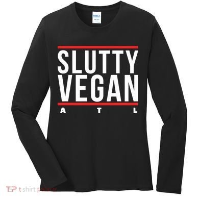 Slutty Vegan Run Slutty Women's Long Sleeve Shirt