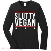Slutty Vegan Run Slutty Women's Long Sleeve Shirt thumb 0