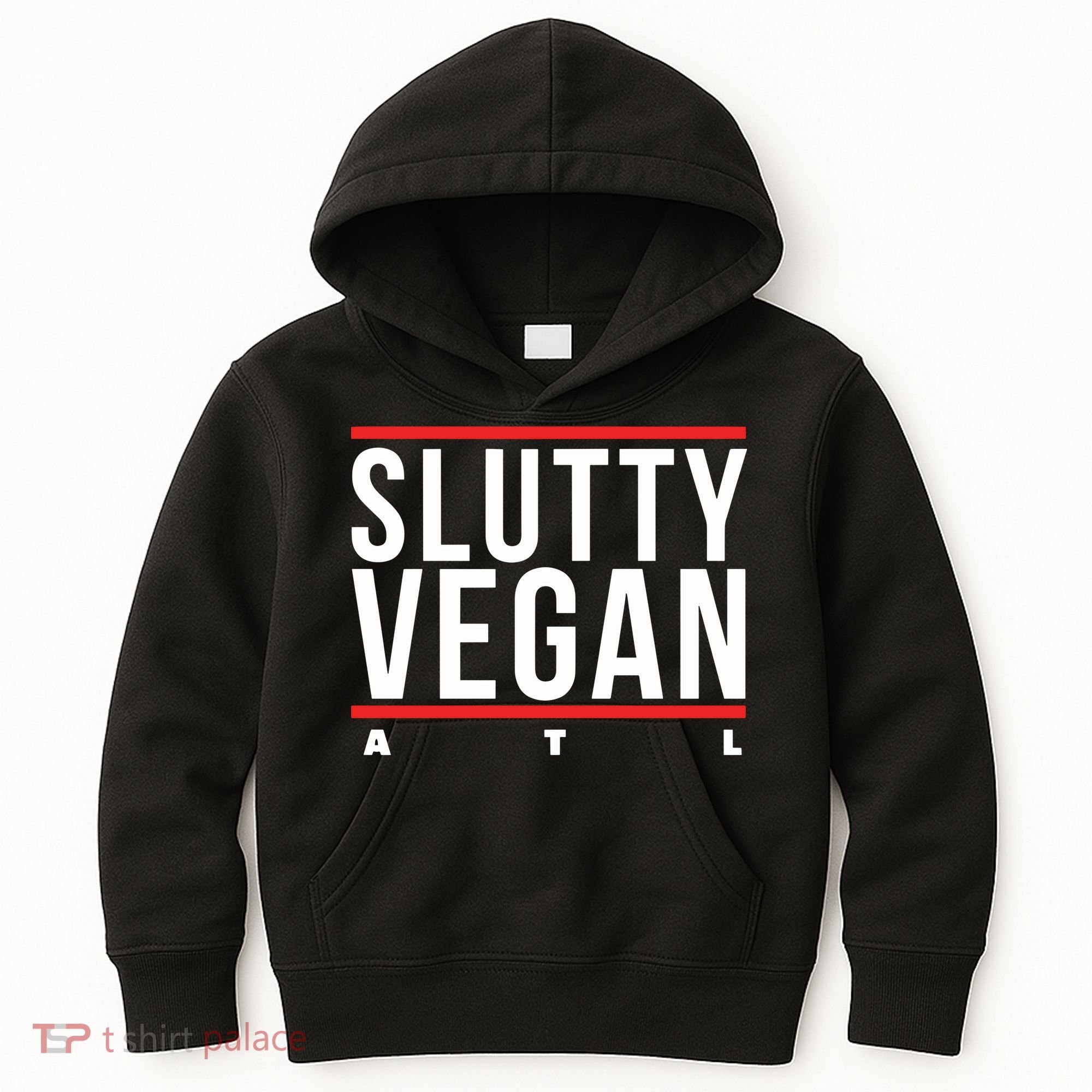 Slutty Vegan Run Slutty Kids Hoodie