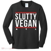 Slutty Vegan Run Slutty Kids Long Sleeve Shirt thumb 0