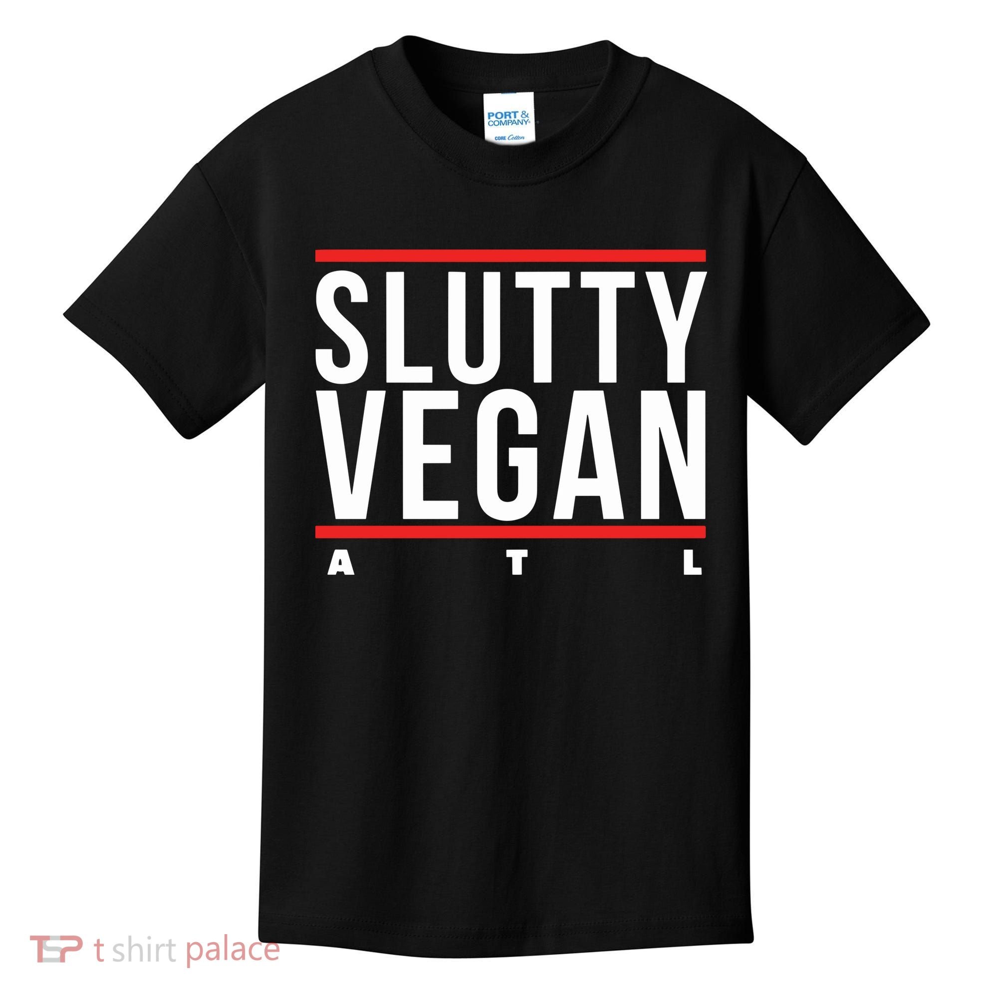 Slutty Vegan Run Slutty Kids T-Shirt