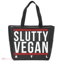 Slutty Vegan Run Slutty Tote Bag thumb 0