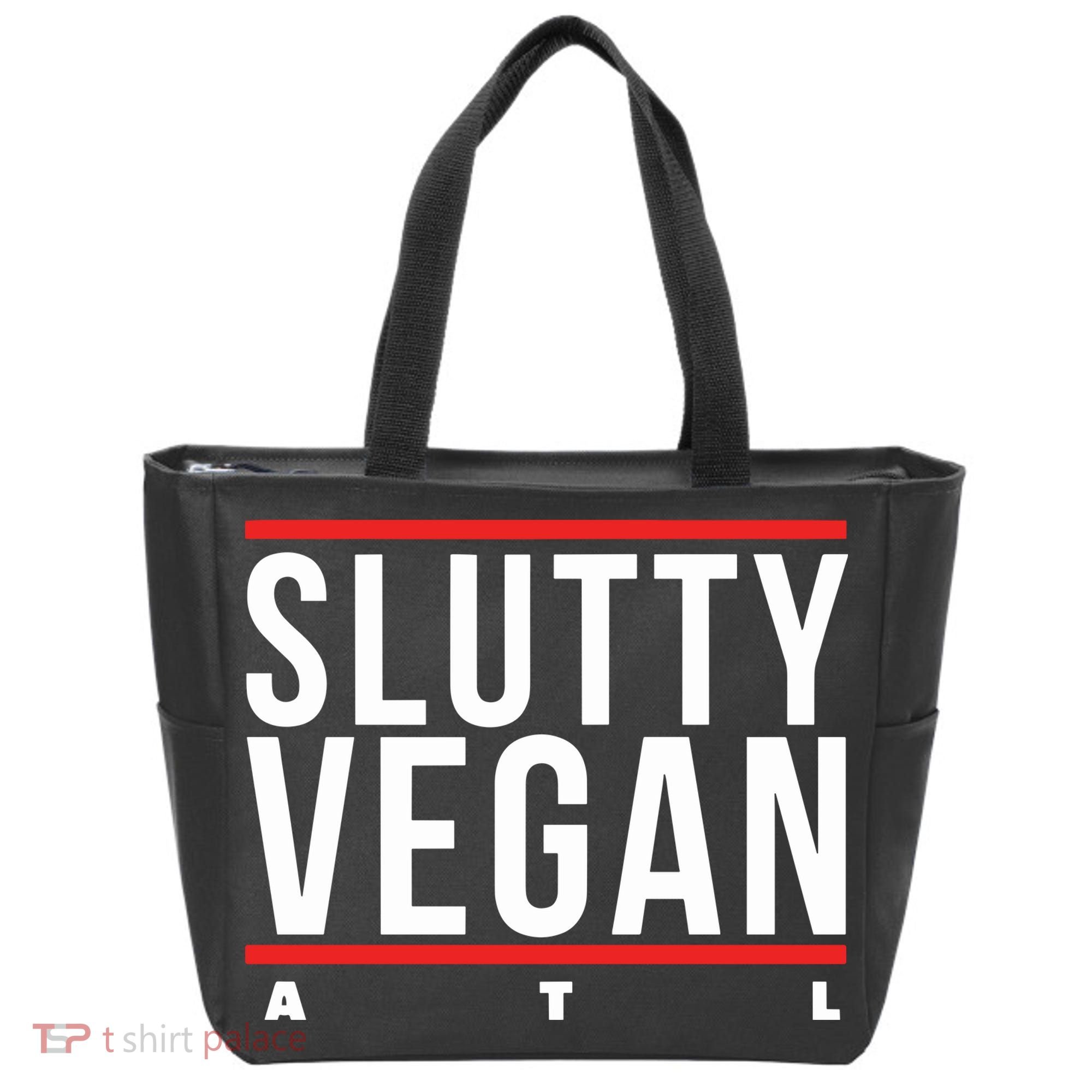 Slutty Vegan Run Slutty Tote Bag