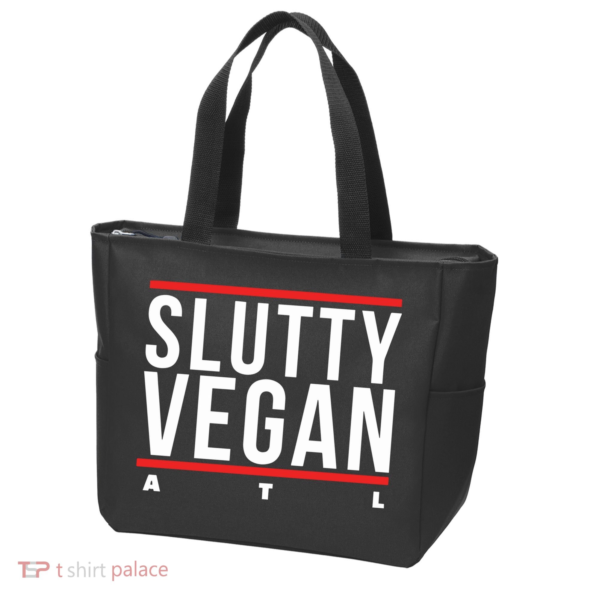 Slutty Vegan Run Slutty Tote Bag