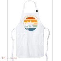 Summer Vibes Retro Sunset Tropical Apron thumb 0