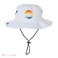 Summer Vibes Retro Sunset Tropical Bucket Hat thumb 0