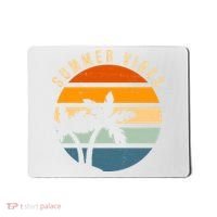 Summer Vibes Retro Sunset Tropical Mousepad thumb 0