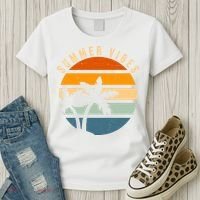 Summer Vibes Retro Sunset Tropical Women's T-Shirt thumb 3