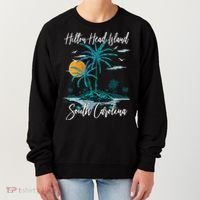 Summer Vacation Retro South Carolina Hilton Head Island Women's Sweatshirt thumb 0