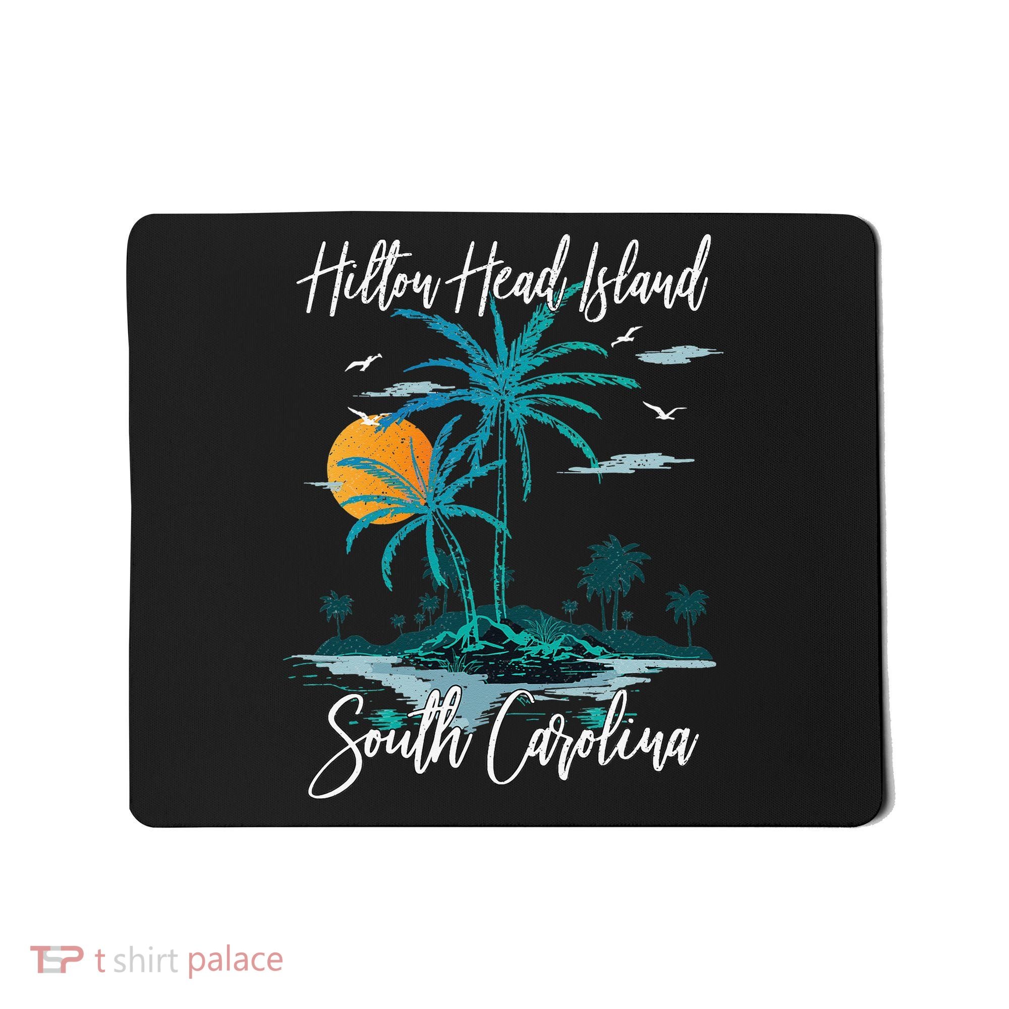 Summer Vacation Retro South Carolina Hilton Head Island Mousepad
