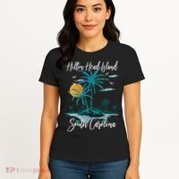 Summer Vacation Retro South Carolina Hilton Head Island Women's T-Shirt thumb 4