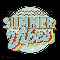 Summer Vibes Retro Cool Toddler Hoodie thumb 2