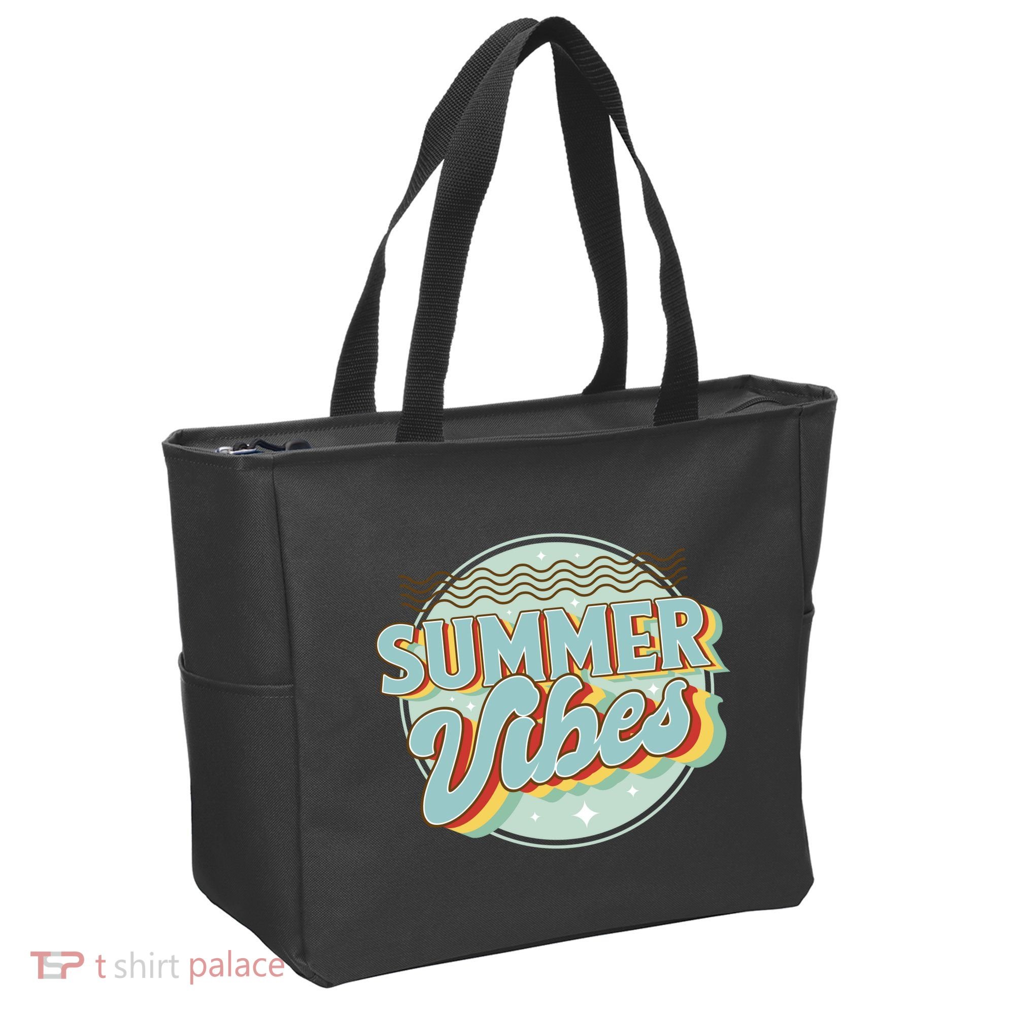 Summer Vibes Retro Cool Tote Bag