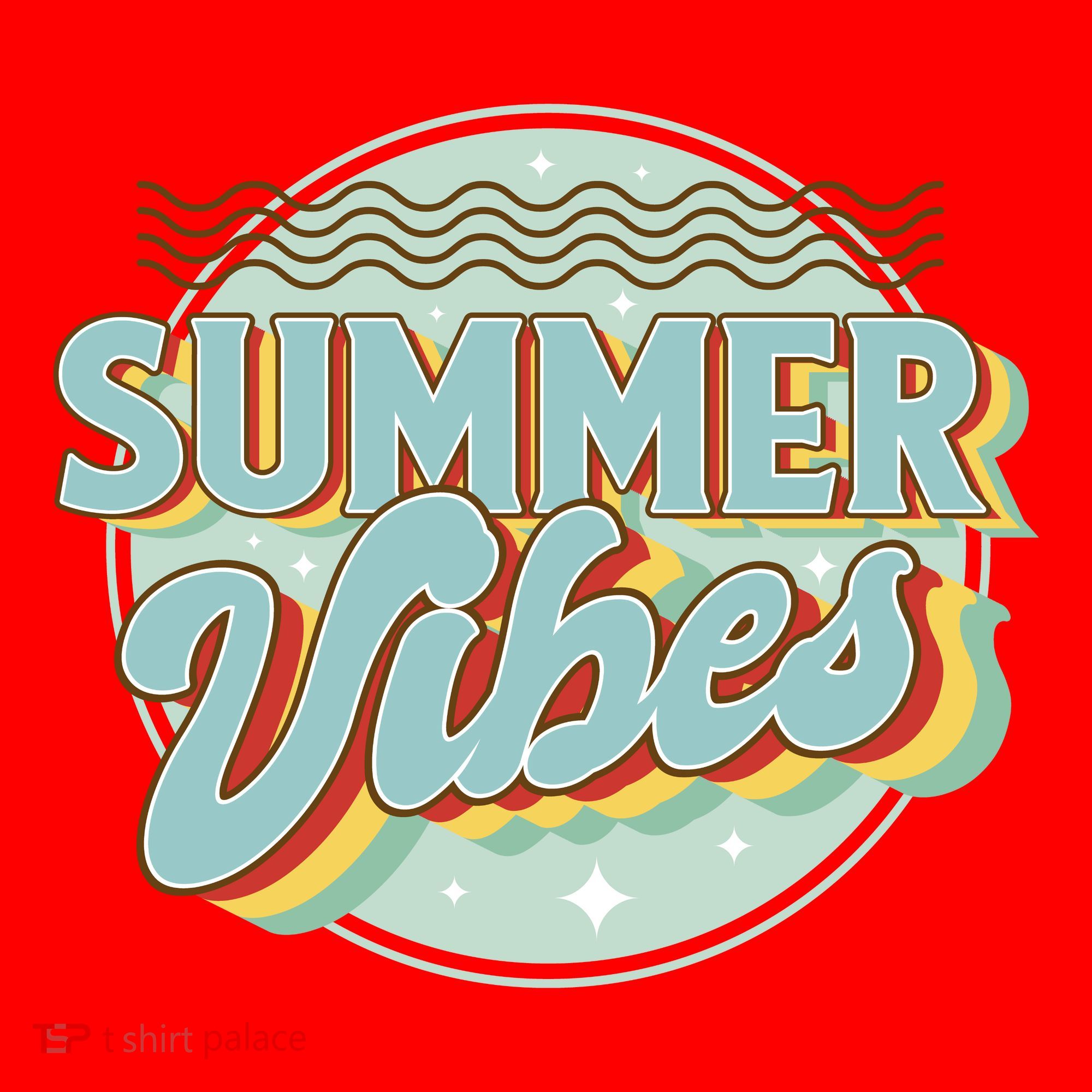 Summer Vibes Retro Cool Santa Hat