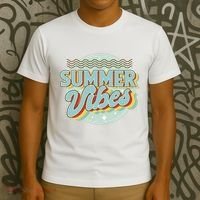 Summer Vibes Retro Cool T-Shirt thumb 3