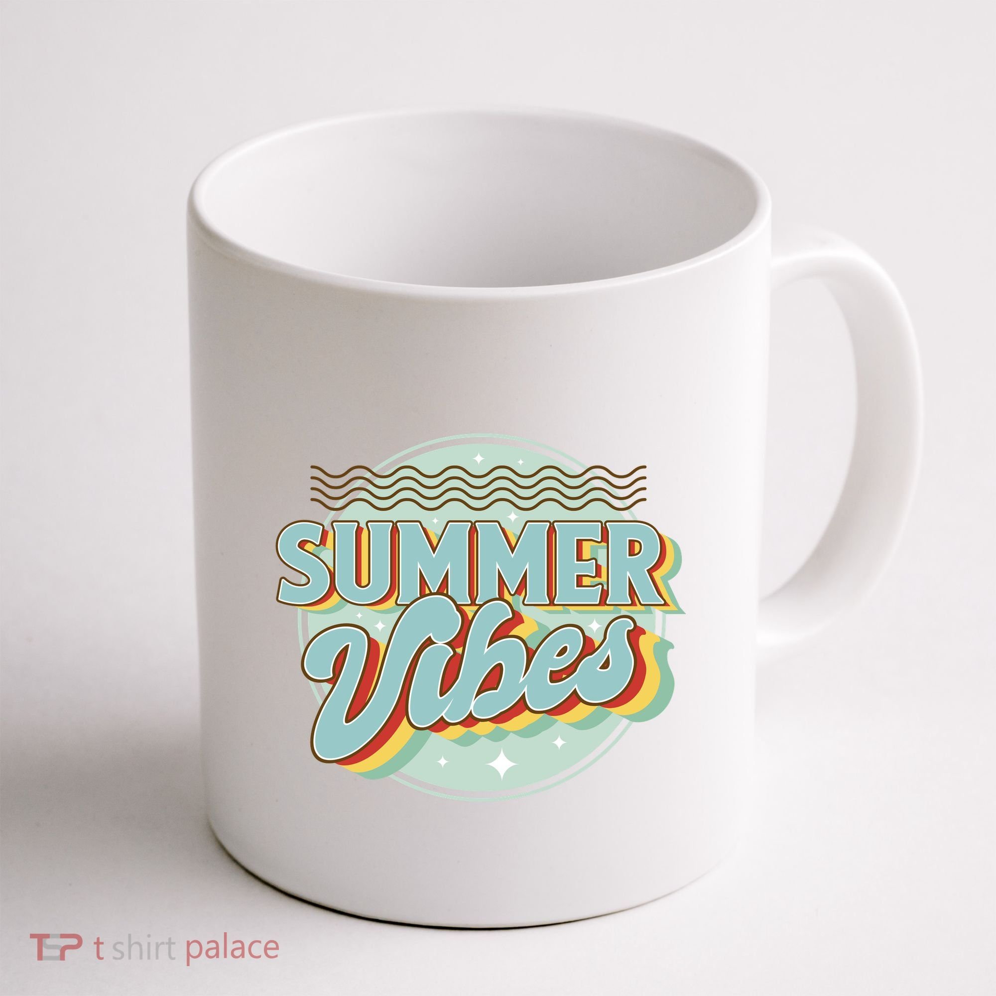 Summer Vibes Retro Cool Coffee Mug