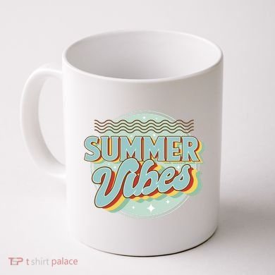 Summer Vibes Retro Cool Coffee Mug