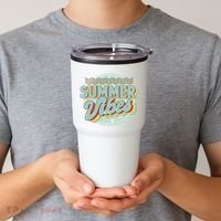 Summer Vibes Retro Cool Tumbler thumb 2