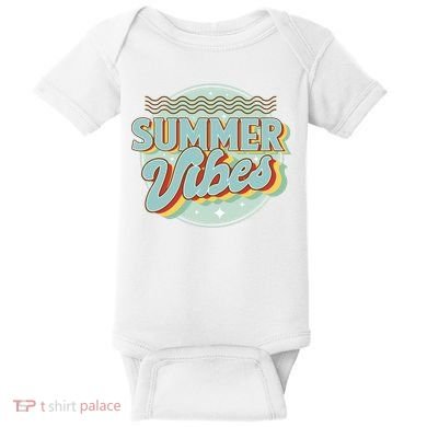 Summer Vibes Retro Cool Baby Bodysuit