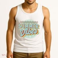 Summer Vibes Retro Cool Tank Top thumb 3