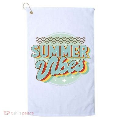 Summer Vibes Retro Cool Golf Towel