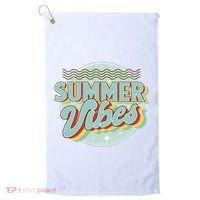 Summer Vibes Retro Cool Golf Towel thumb 0