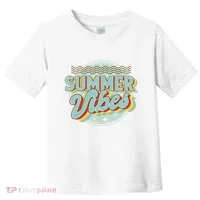 Summer Vibes Retro Cool Toddler T-Shirt thumb 0