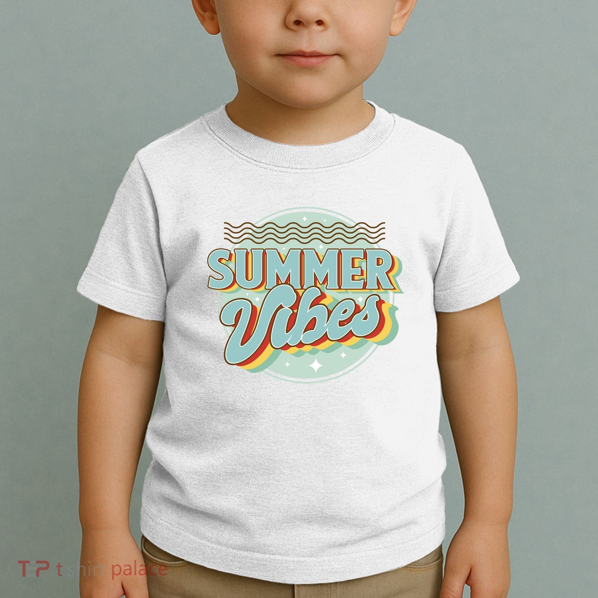 Summer Vibes Retro Cool Toddler T-Shirt