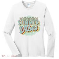 Summer Vibes Retro Cool Women's Long Sleeve Shirt thumb 0