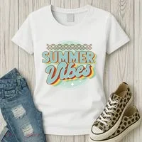 Summer Vibes Retro Cool Women's T-Shirt thumb 3