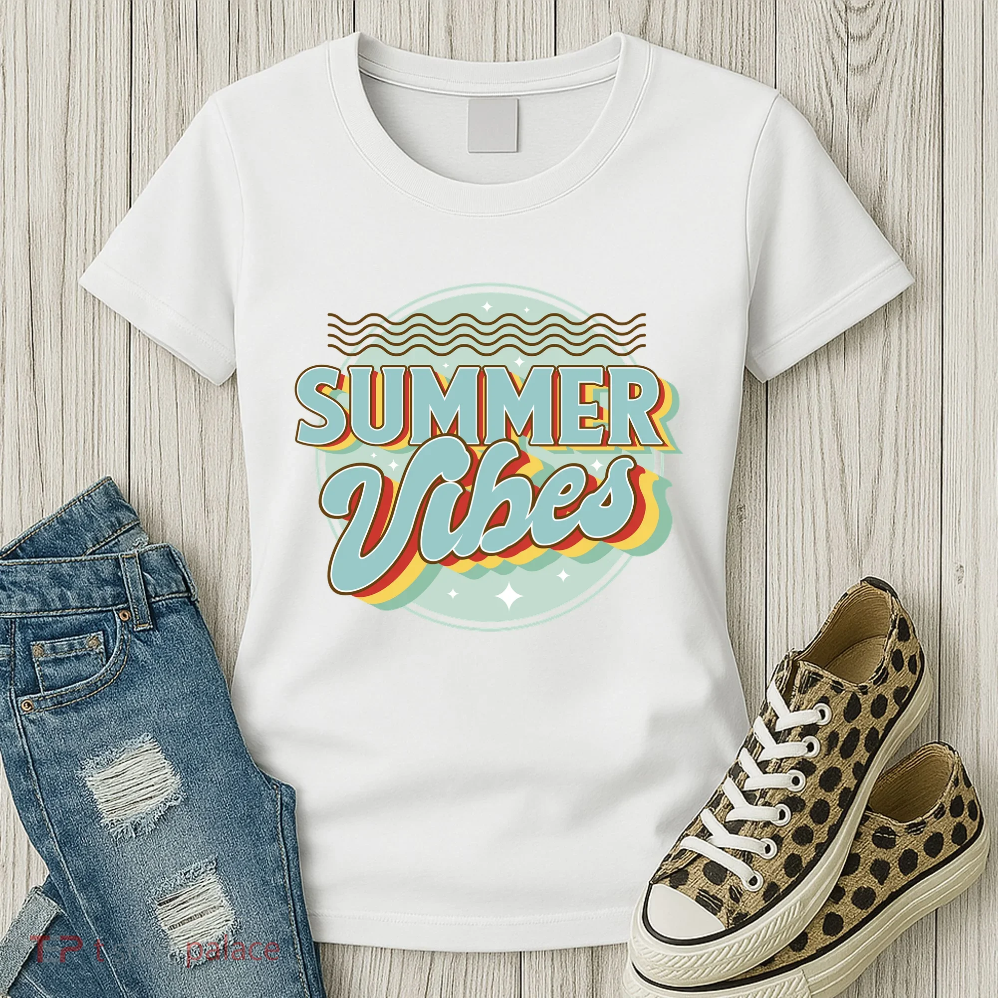 Summer Vibes Retro Cool Women's T-Shirt