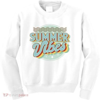Summer Vibes Retro Cool Kids Sweatshirt